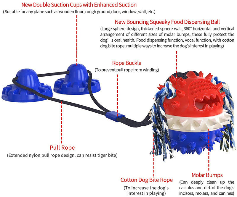 Suction Cup dog toy