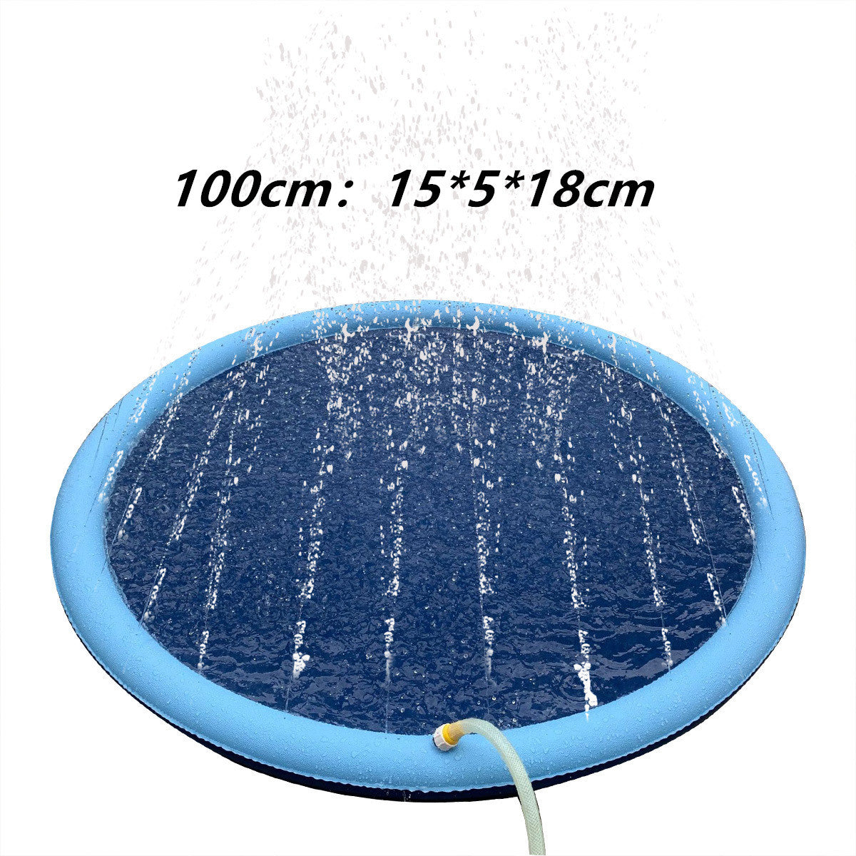 Non-Slip Splash Pad: Outdoor Water Play Mat for Kids & Pets.